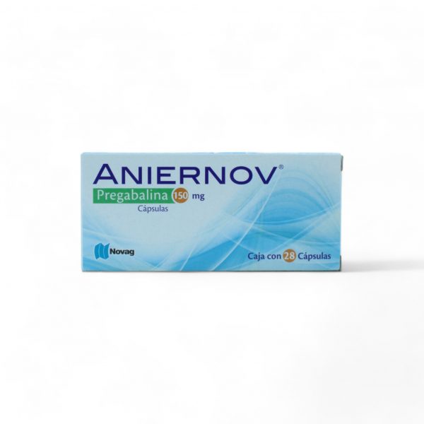 Aniernov Pregabalina de 150 mg Caja C28