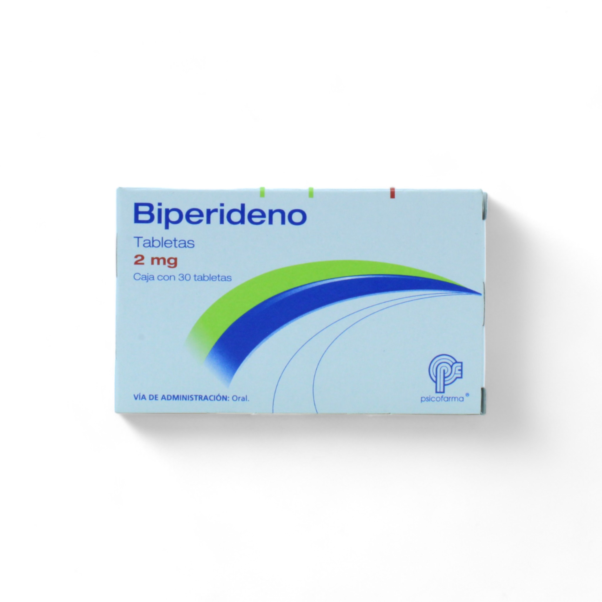 Clorhidrato de Biperideno de 2 mg Caja C30
