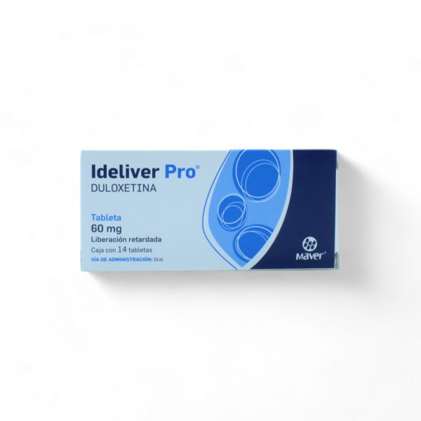 Ideliver Pro Duloxetina de 60 mg Caja C14