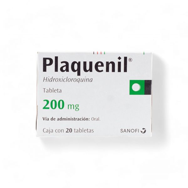 Plaquenil Hidroxicloroquina de 200 mg Caja C20