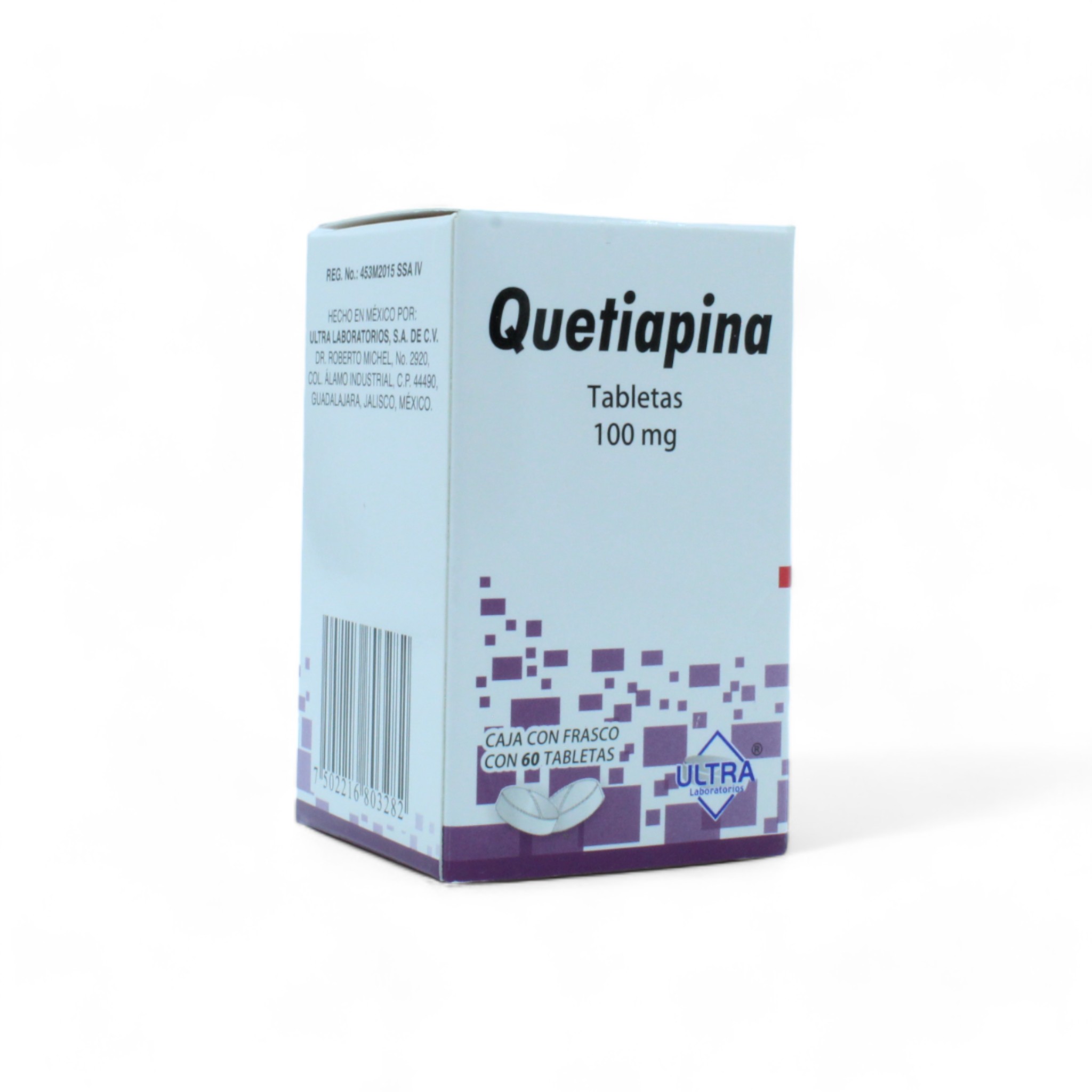 Quetiapina de 100 mg Caja C60