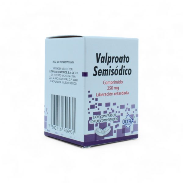 Valproato Semisódico de 250 mg Caja C30