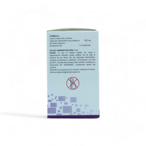 Valproato Semisódico de 500 mg Caja C30