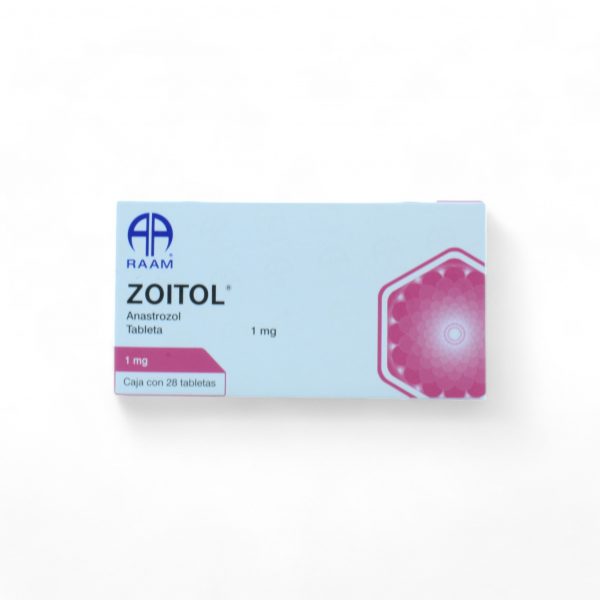 Zoitol Anastrozol de 1 mg Caja C28 (3)